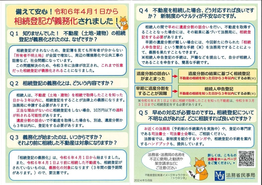 相続登記義務化